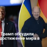 Завершение войны в Украине — Шольц и Трамп обсудили достижение мира