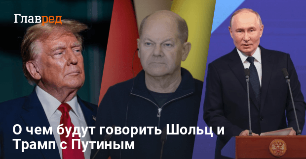 Новости Украины — известно о чем будут говорить Шольц и Трамп с Путиным