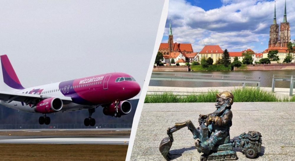 Новые рейсы Wizz Air 2025 — семь из Вроцлава и три из Биллунна