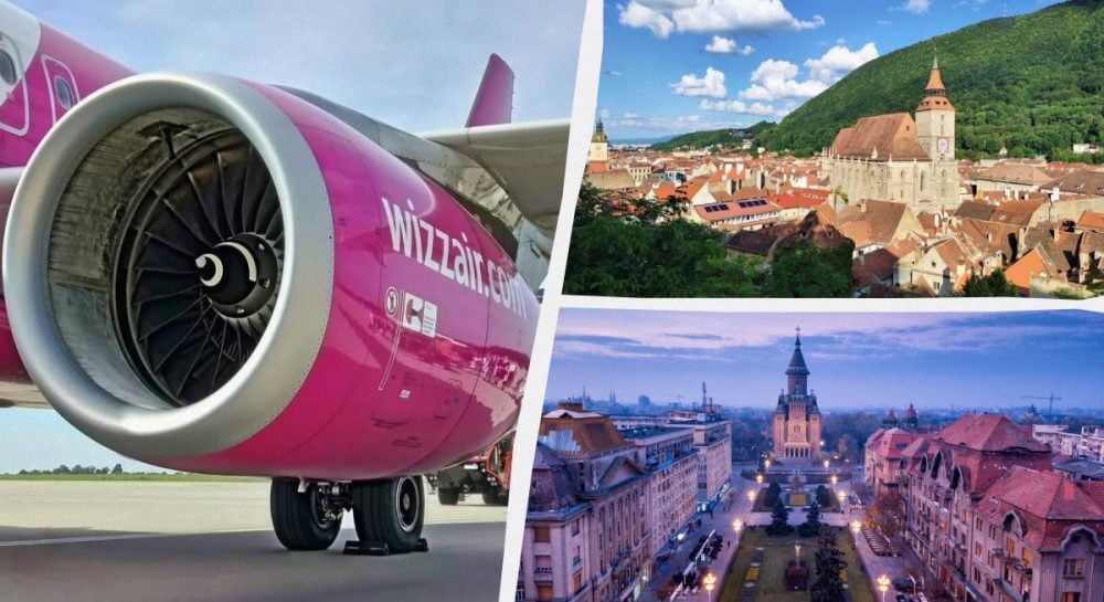 Рейсы Wizz Air из Румынии