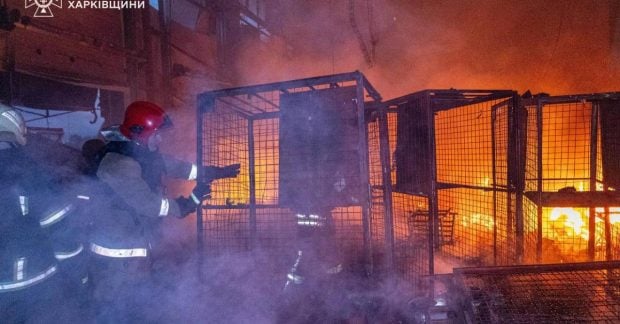 Россия атаковала терминал «Новой почты» в Харьковской области (фото) — УНИАН