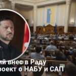 Новости Украины — Зеленский внес в Раду законопроект о НАБУ и САП