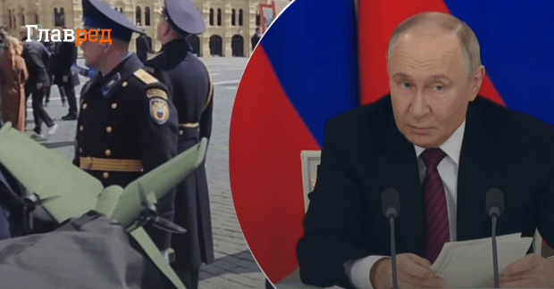 Помятая защита диктатора: у охранников Путина заметили странный предмет