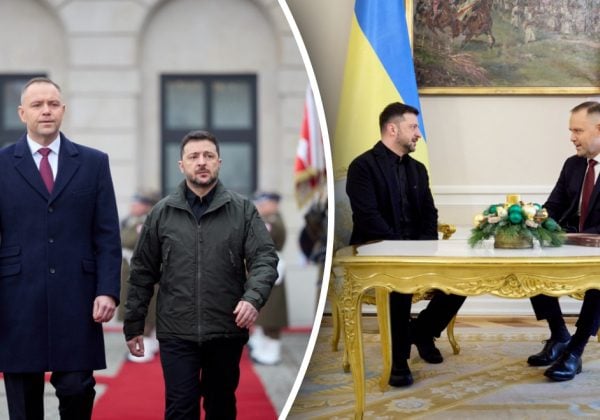 Встреча Навроцкого с Зеленским — что подарил президент Польши