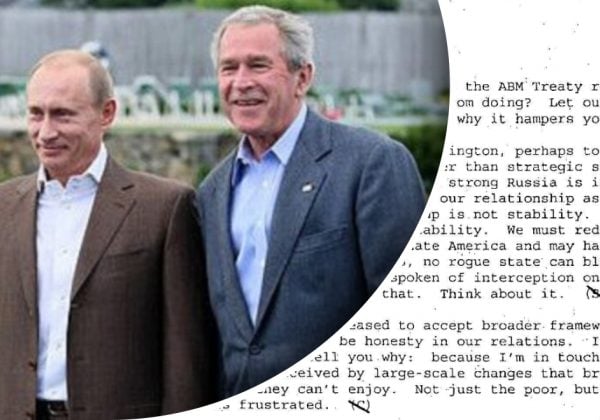 Путин и Буш разговор — в США рассекретили разговоры Путина с Бушем