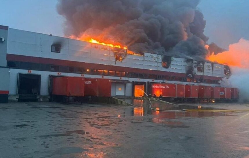 Луцк – Россия уничтожила терминал «Новой почты»