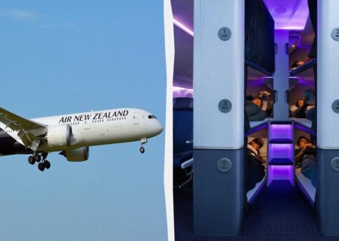 Авиакомпания из Новой Зеландии внедряет спальные купе в экономклассе