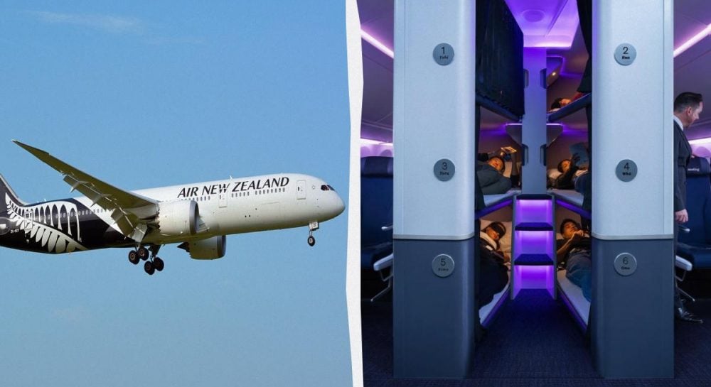 Авиакомпания из Новой Зеландии внедряет спальные купе в экономклассе