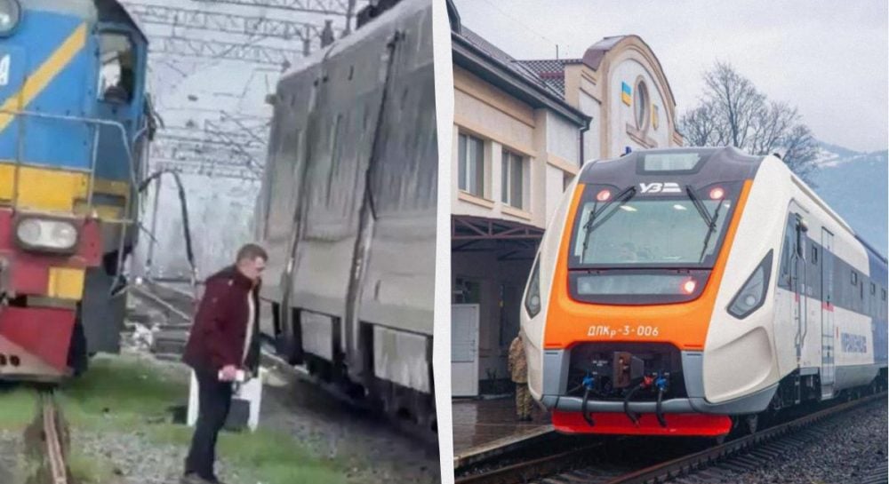 Столкновение поезда Интерсити с тепловозом