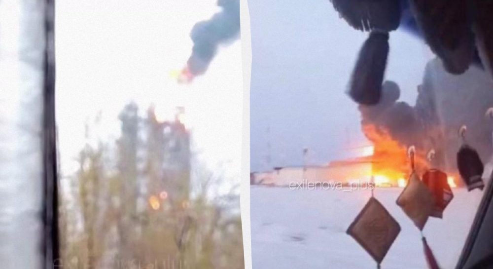 Атака на РФ – после ударов горят нефтеперекачивающая станция и НПЗ