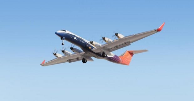 В Европе представили проект революционного пассажирского самолета с шестью электродвигателями