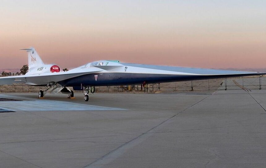 Самолеты США – американцы разогнали X-59 почти до сверхзвуковой скорости