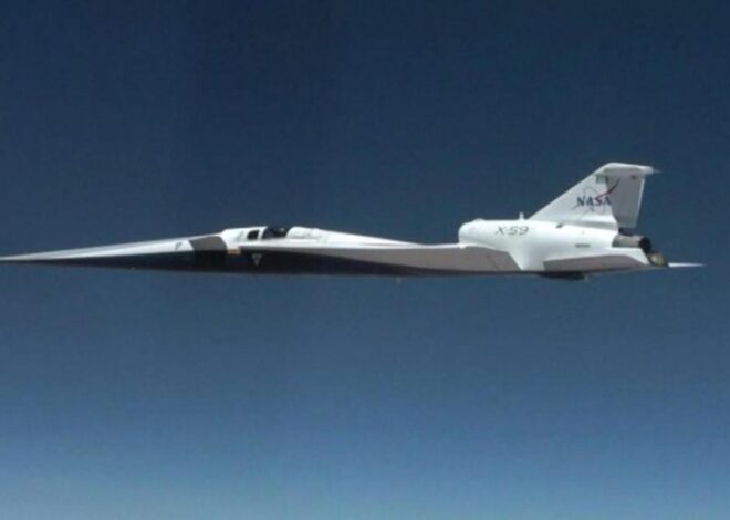 X-59 – самолет впервые преодолел звуковой барьер