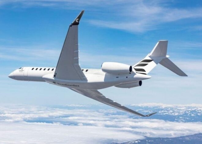 Global 8000 – самый быстрый гражданский самолет в мире установил свой первый рекорд