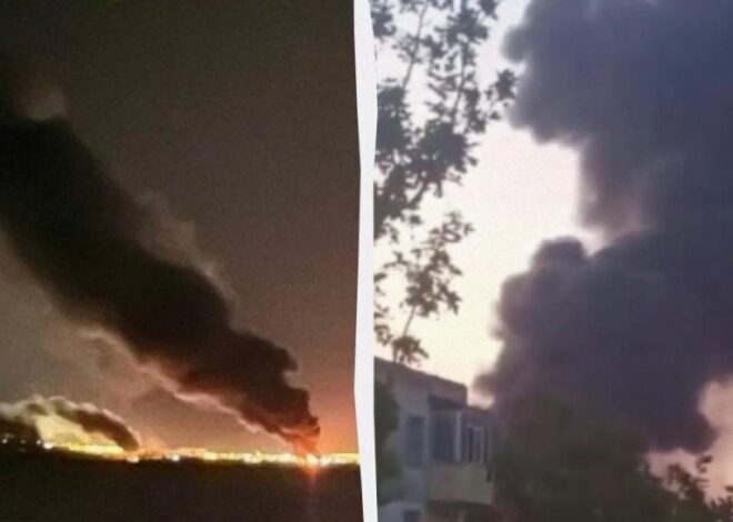 Дроны нанесли удары по портам в Керчи и Краснодарском крае, вспыхнули пожары, – СМИ (видео)