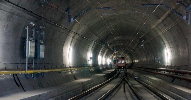 Тоннели в Швейцарии — сквозь Альпы проходит целая сеть туннелей