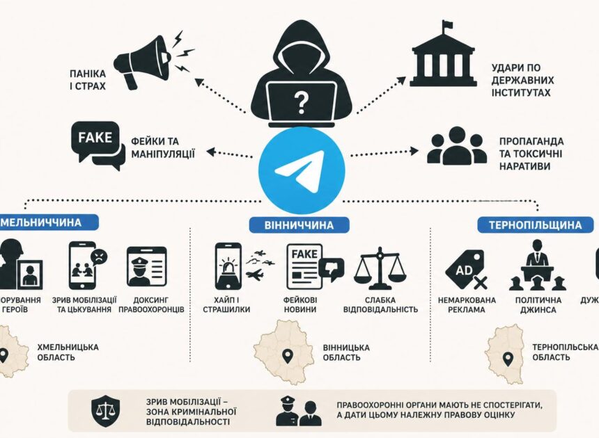 Від новин до маніпуляцій: як анонімні Telegram-канали розгойдують суспільство на Поділлі