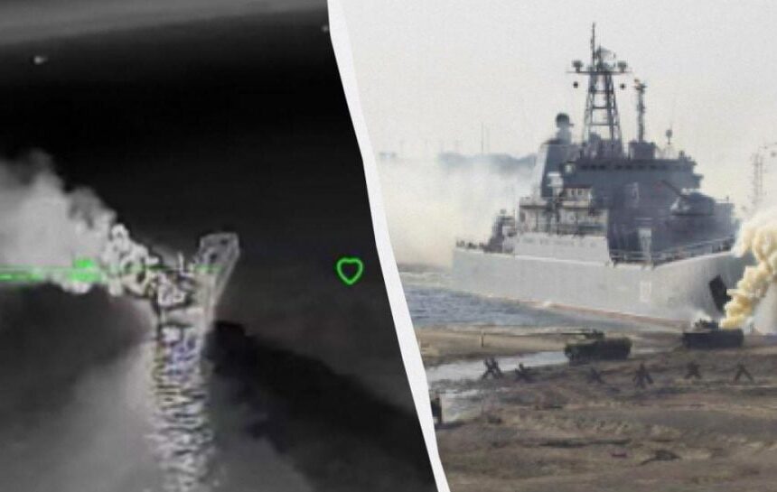 Украинские дроны за 9 дней поразили более 100 российских судов в Азовском море
