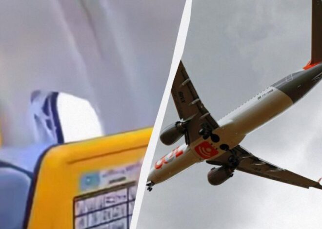 В Ryanair отреагировали на ужасный инцидент с пассажиром, которого едва не вытянуло через окно