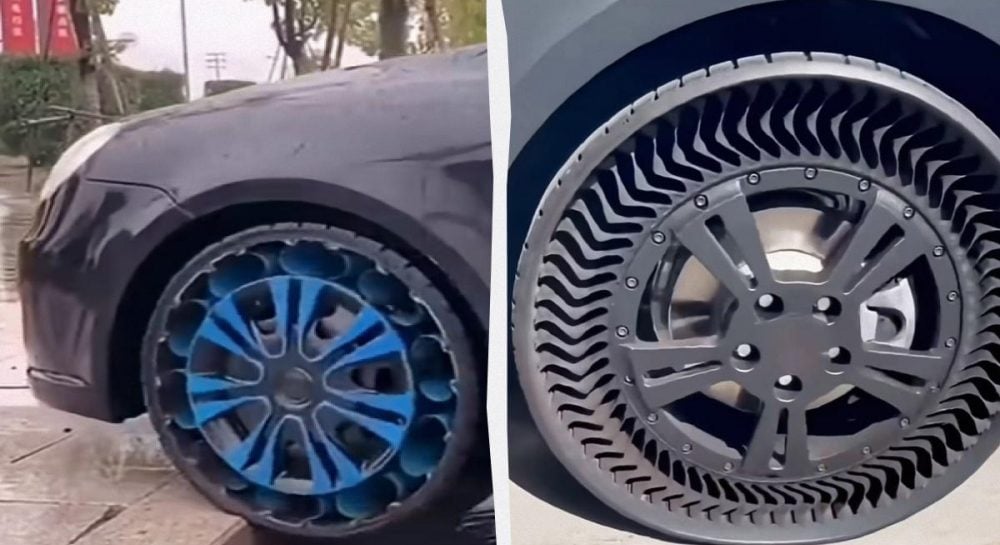 Bridgestone запустила в производство шины без воздуха