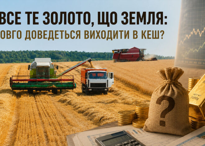 Не все те золото, що земля: як довго доведеться виходити в кеш?