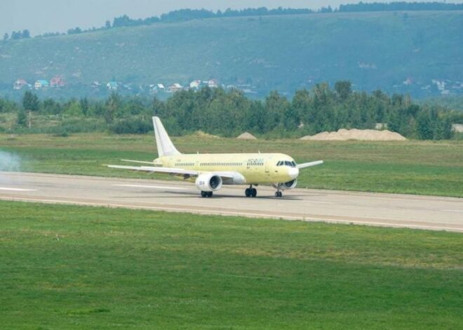 МС-21-310 совершил первый полет в небе над Россией