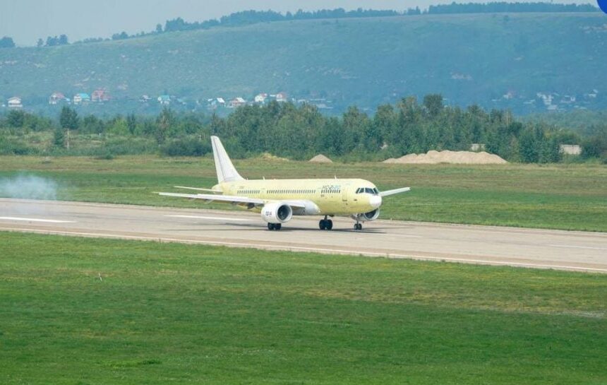 МС-21-310 совершил первый полет в небе над Россией