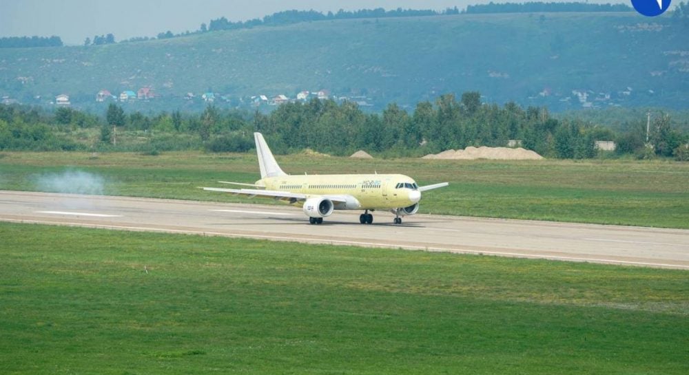 МС-21-310 совершил первый полет в небе над Россией
