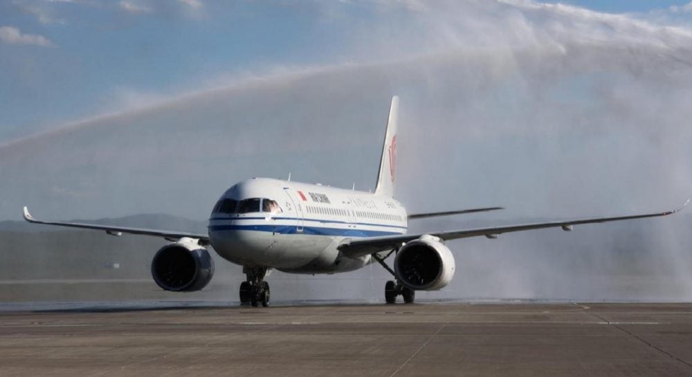 COMAC C919 впервые совершил регулярный международный рейс