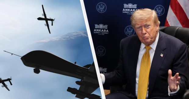 Трамп ввел 100-процентную пошлину на импорт дронов и комплектующих к ним