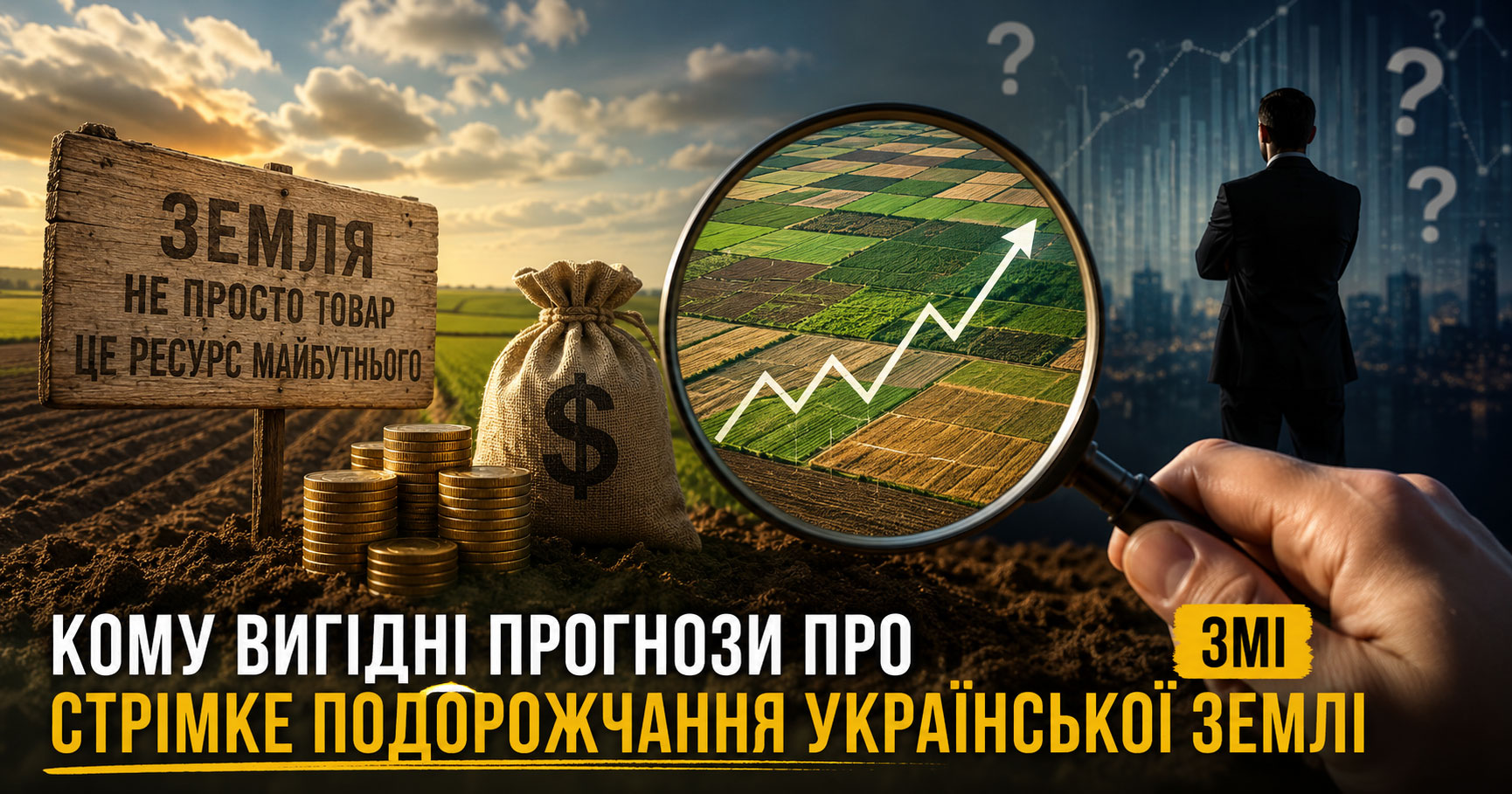 Кому вигідні прогнози про стрімке подорожчання української землі — ЗМІ