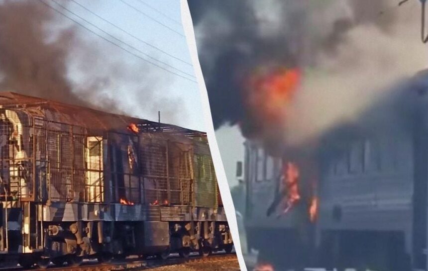 утром РФ атаковала три пассажирских поезда