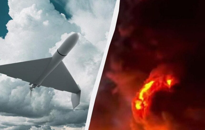 дрон попал в АЗС, возникли пожары в нескольких районах