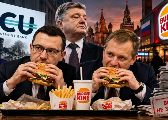 Инвестбанкиры Порошенко застряли в российском Burger King