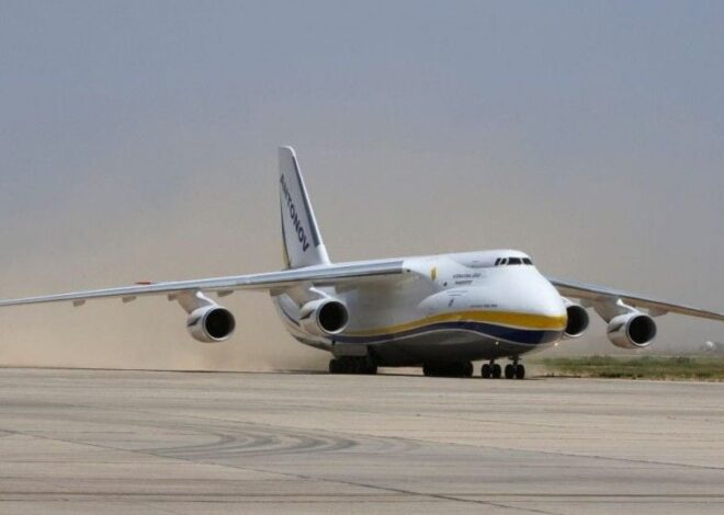 Ан-124 «Руслан» загорелся в аэропорту Японии