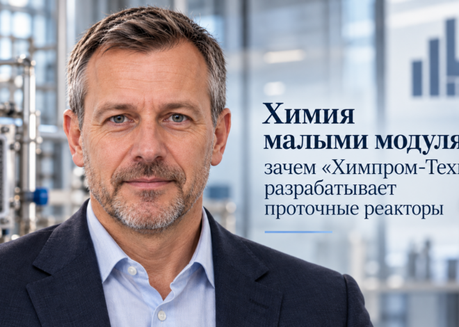Химия малыми модулями: зачем «Химпром-Техно» разрабатывает проточные реакторы